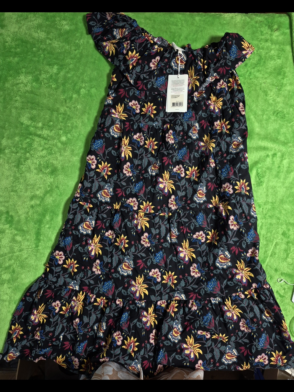Robe Midi Roccio (Black Botany) - Picture 3 of 5
